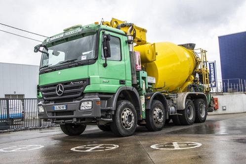 Mercedes-Benz ACTROS 3241+PUTZMEISTER 24M (bj 2008), Auto's, Vrachtwagens, Bedrijf, Te koop, Airconditioning, Elektrische ramen