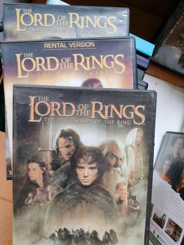 3 dvd's The Lord of The Rings