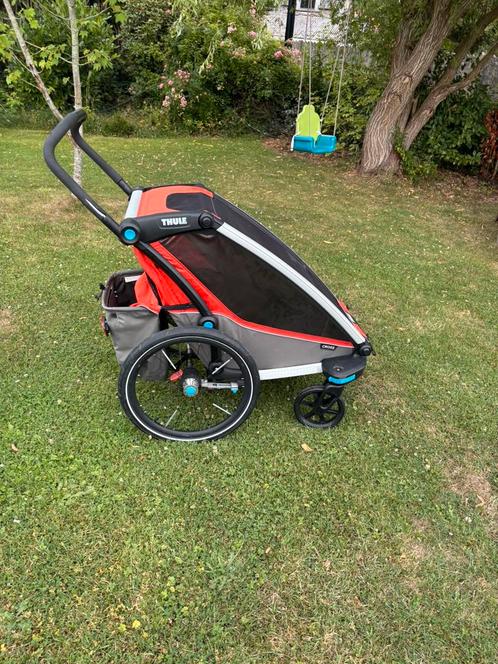 Thule Chariot Cross 2 single fietskar / loopkar, Fietsen en Brommers, Fietsaccessoires | Aanhangwagens en Karren, Zo goed als nieuw