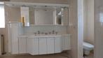 Lavabo meubel badkamer met 2 waskommen, Ophalen, Gebruikt, Spiegelkast