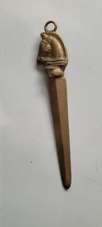 oude koperen brief opener paard (8iv274), Antiek en Kunst, Ophalen of Verzenden