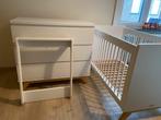 Bopita 2-delige babykamer (bed + commode) wit, Kinderen en Baby's, Ophalen, Gebruikt, Jongetje of Meisje