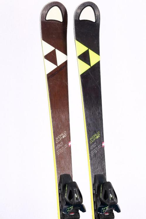 160 cm ski's FISCHER RC4 WORLDCUP SC, titan, grip walk, Sport en Fitness, Skiën en Langlaufen, Gebruikt, Ski's, Ski, Fischer, Carve