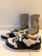 UGG: lederen schoenen met beige schapenwol, Ophalen, Zo goed als nieuw, Beige