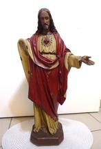 Statue du Christ Sacré-Cœur 70 H grand modèle GRATUITE ! ! !, Antiquités & Art, Antiquités | Objets religieux, Enlèvement