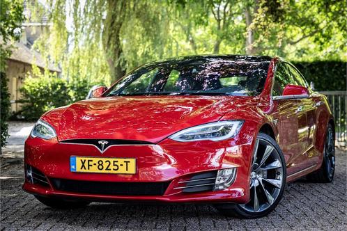Tesla Model S 100D 12-2018 Carbon 21" EAP Panorama, Auto's, Tesla, Bedrijf, Model S, 4x4, ABS, Adaptieve lichten, Airbags, Alarm