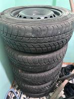 4 stalen velgen 15 inch+ reservewiel (thuiskomertje), Ophalen, Gebruikt