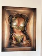 Schilderij dameslichaam in bikini, Antiek en Kunst, Kunst | Schilderijen | Klassiek, Ophalen