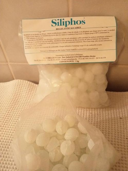 SILIPHOS antikalkstenen ballen ca. 3 kg, Elektronische apparatuur, Waterontharders, Waterontharder met zout, Ophalen of Verzenden