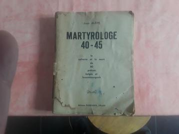 Oud boek van Martyrologie 40 45