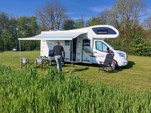 Weinig kilometers - Camper Mobilhome Alkoof Ford Benimar, Caravans en Kamperen, Mobilhomes, Particulier, tot en met 5, Ford, Diesel