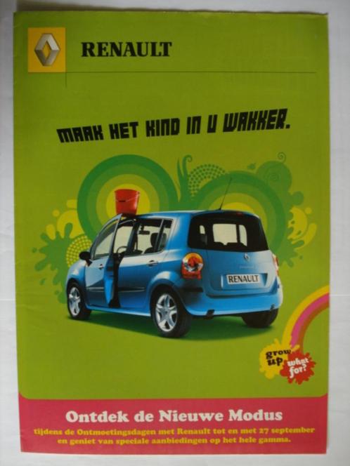Renault gamma 09/2004 groen Brochure Catalogue Prospekt, Boeken, Auto's | Folders en Tijdschriften, Zo goed als nieuw, Renault
