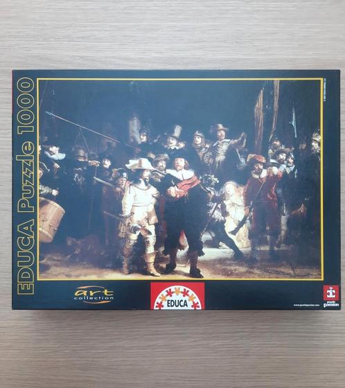 Puzzle Educa 1000 pièces Rembrandt, Hobby & Loisirs créatifs, Sport cérébral & Puzzles, Comme neuf, Puzzle, 500 à 1500 pièces