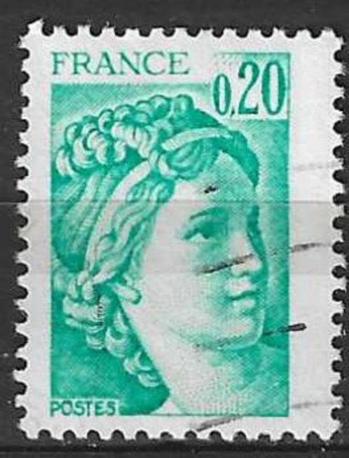 Frankrijk 1977/1978 - Yvert 1967 - Type Sabine - 20 c. (ST), Timbres & Monnaies, Timbres | Europe | France, Affranchi, Envoi