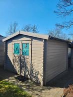 Houten tuinhuis, Tuin en Terras, Ophalen, Gebruikt, Tuinhuis