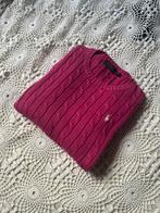 Ralph Lauren kabeltrui knit pull katoen - roze- M, Maat 38/40 (M), Ophalen of Verzenden, Zo goed als nieuw, Ralph Lauren