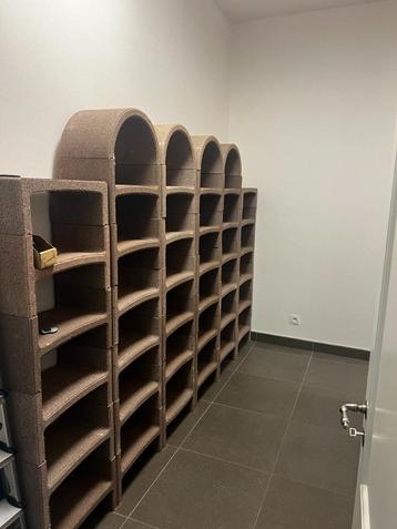 Bogen wijnrek voor wijnkelder (nieuwprijs €2250!) beschikbaar voor biedingen