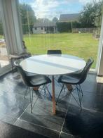 Ronde tafel, Tuin en Terras, Tuinsets en Loungesets, Ophalen, Zo goed als nieuw