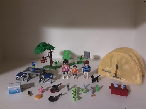 PLaymobil met de tent op vakantie, Kinderen en Baby's, Speelgoed | Playmobil, Zo goed als nieuw, Complete set, Ophalen of Verzenden