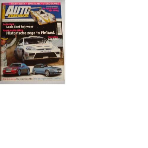 AUTOnews 141 Francorchamps/Loeb/Markko Märtin/Chrysler Cross, Livres, Autos | Brochures & Magazines, Comme neuf, Général, Envoi