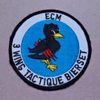  3 Wing Tactical Bierset - ECM, Ophalen of Verzenden, Luchtmacht, Embleem of Badge