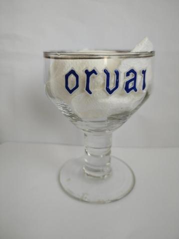 ORVAL GEËMAILLEERD glas Orval Abdij België  beschikbaar voor biedingen