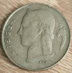 1Fr 1962 NL avec double date et RAU, Timbres & Monnaies, Monnaies | Belgique, Enlèvement ou Envoi