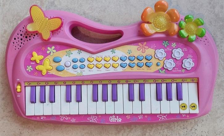Fantasierijke piano, Kinderen en Baby's, Speelgoed | Overig, Zo goed als nieuw, Meisje, Ophalen