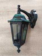 Lanterne lampe rustique d'extérieur, Jardin & Terrasse, Éclairage extérieur, Comme neuf, Appliques murales, Enlèvement, Verre