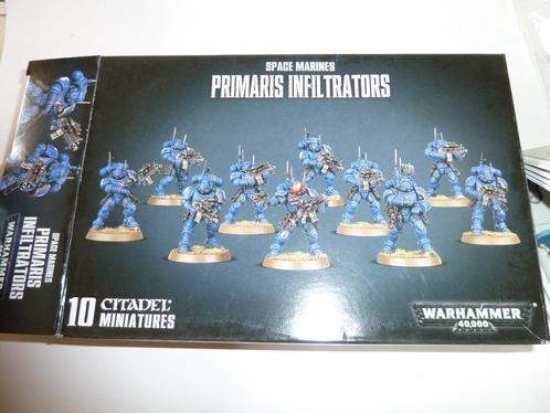 Warhammer40K S.MARINES PRIMARIS INCURSORS/ INFILTRATORS 5FG, Hobby & Loisirs créatifs, Wargaming, Comme neuf, Warhammer 40000