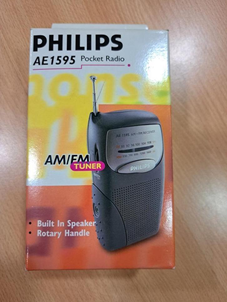 Vintage Philips Pocket Radio, Audio, Tv en Foto, Radio's, Nieuw, Radio, Ophalen