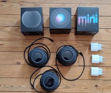 Apple HomePod Mini X3 noir, Autres marques, Enlèvement ou Envoi, Comme neuf, Haut-parleurs Frontaux, Arrière ou Stéréo