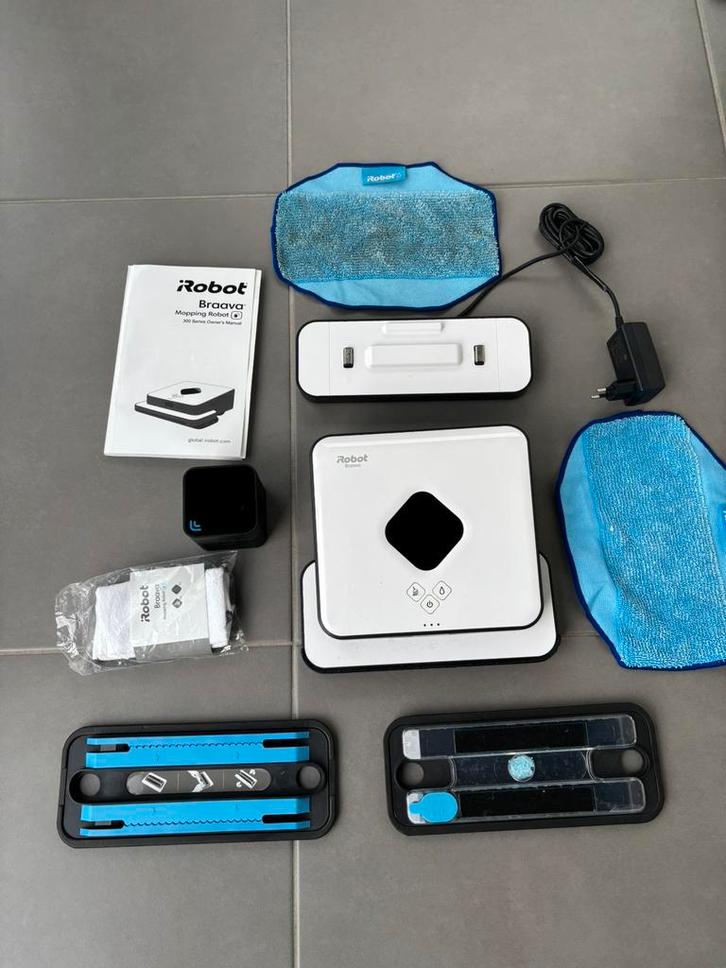 iRobot Braava 390t, Elektronische apparatuur, Stofzuigers, Zo goed als nieuw, Robotstofzuiger, Ophalen of Verzenden
