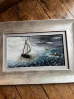 Schilderij zee zeilboot, Ophalen