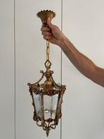 Sierlijke brocante hanglamp, Ophalen, Glas