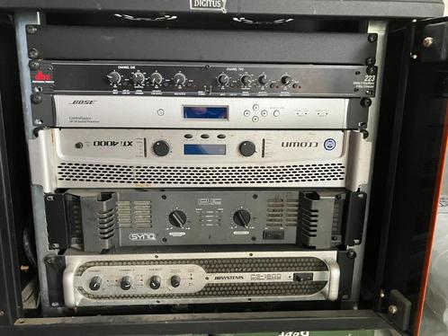 versterker / crossover / boxen, Muziek en Instrumenten, Versterkers | Keyboard, Monitor en PA, Gebruikt, Overige typen, 1000 watt of meer