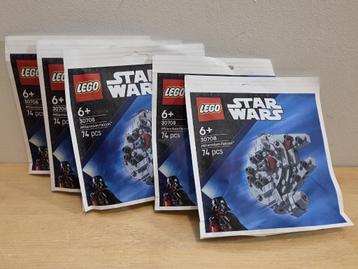 (GESEALD) 6x Lego 30708 Millennium Falcon - Mini paper bag beschikbaar voor biedingen