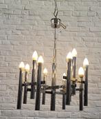 Lustre suspension vintage 70s Sciolari, Enlèvement ou Envoi, Utilisé, Métal