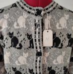100% Wol Scandinavische Handgemaakte Vest, Ophalen of Verzenden, Nieuw, Maat 38/40 (M), Wit