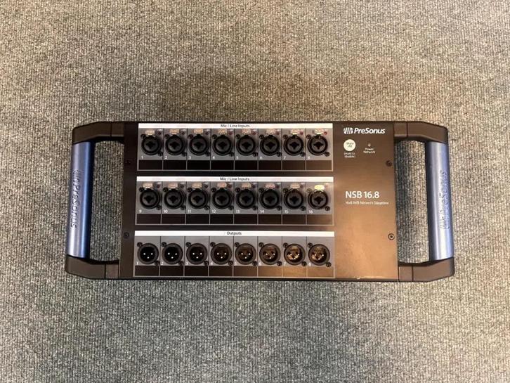 Presonus NSB 16.8 AVB-netwerkstagebox, Audio, Tv en Foto, Professionele apparaten, Gebruikt, Ophalen of Verzenden