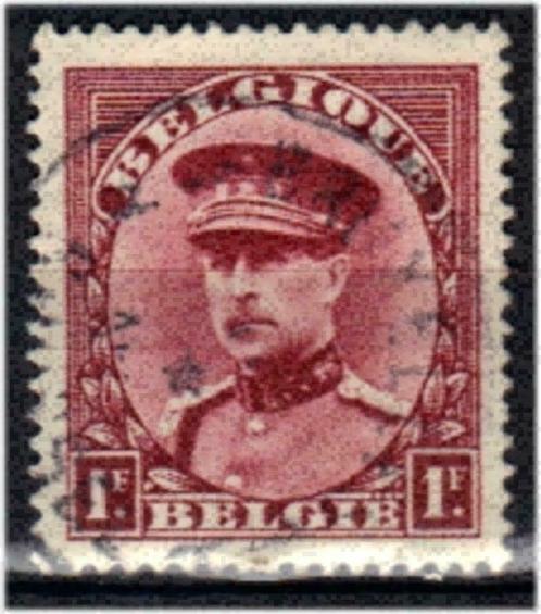 Belgie 1931 - Yvert/OBP 317 - Albert I met kepi (ST), Timbres & Monnaies, Timbres | Europe | Belgique, Affranchi, Maison royale