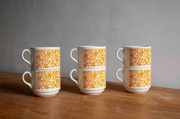Vintage koffietassen 1965 -1970 beschikbaar voor biedingen