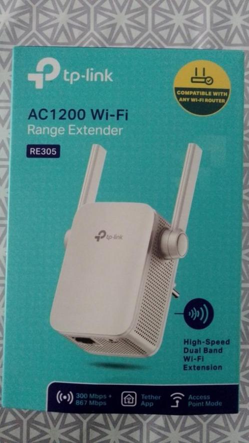 TP-Link RE305 AC1200 WLAN repeater, Computers en Software, WiFi-versterkers, Nieuw, Ophalen of Verzenden