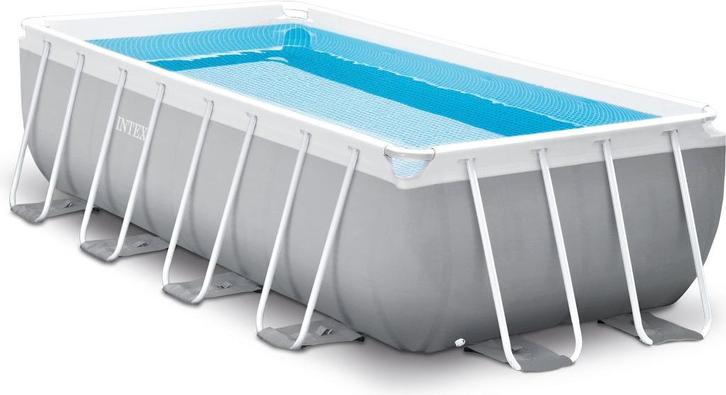 Intex opzetzwembad 2 x 4m, Tuin en Terras, Zwembaden, Gebruikt, Opzetzwembad, 80 tot 120 cm, 400 cm of meer, 200 tot 300 cm, Rechthoekig