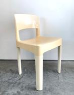 VINTAGE Franse ALLIBERT stoel - JAREN 70, Huis en Inrichting, Ophalen, Gebruikt, Wit, Eén