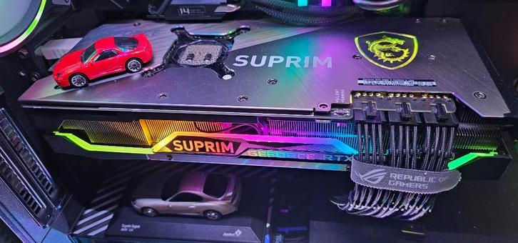 Msi RTX 3080 Ti SUPRIM OC 12GB, Computers en Software, Videokaarten, Zo goed als nieuw, Nvidia, Overige typen, GDDR6, HDMI, DisplayPort