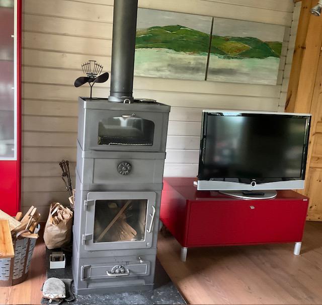 Kachel met oven in perfecte staat, Huis en Inrichting, Kachels, Zo goed als nieuw, Hout, Ophalen