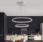 Modern 2 cirkel LED kroonluchter wit hanglamp Verstelbaar XL, Huis en Inrichting, Lampen | Kroonluchters, Nieuw, Ophalen of Verzenden