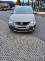 Volkswagen Touran 2.0  7 zitplaatsen, Auto's, Zwart, 7 zetels, Leder, 5 deurs