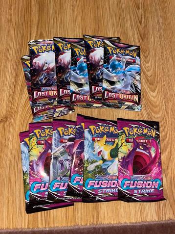 Fusion strike/ lost origin (100x) pokemon, Enlèvement, Booster